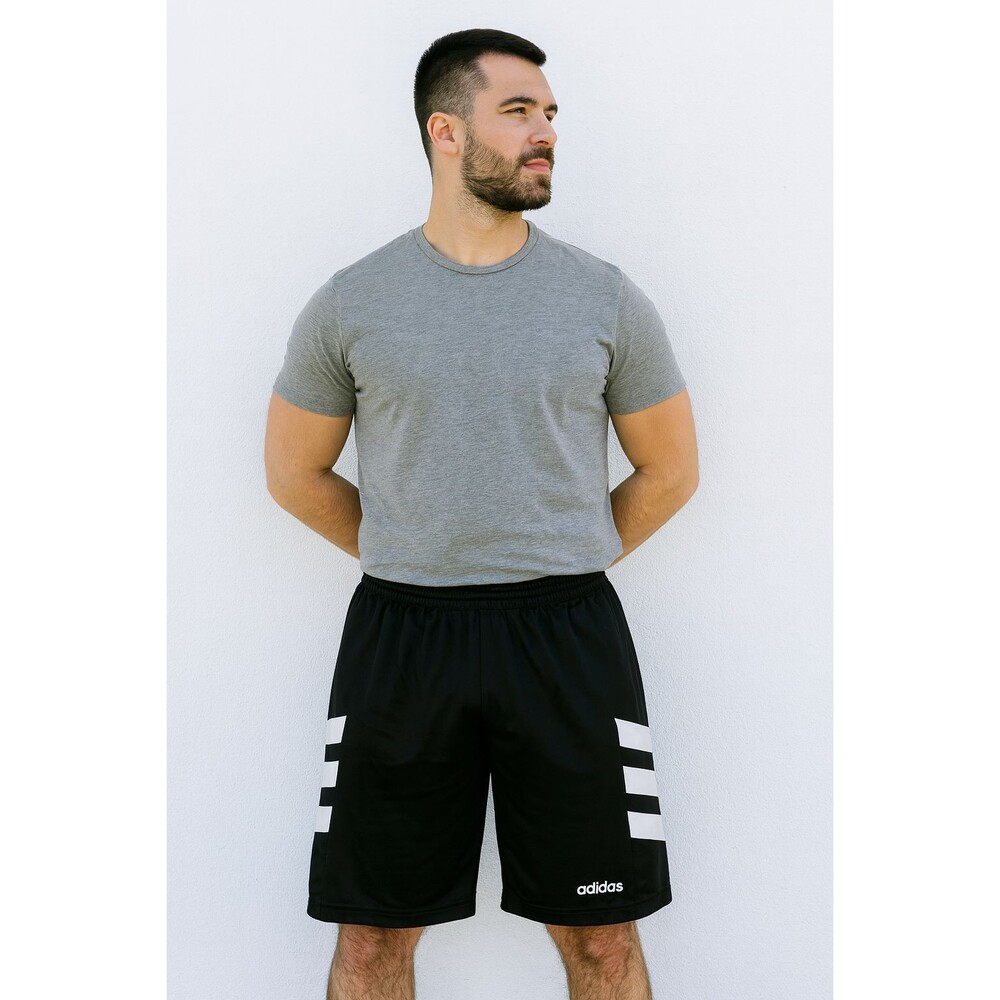 Adidas Vintage Super Rare Dazzle Spider Basketball Shorts Shiny Silky Black L